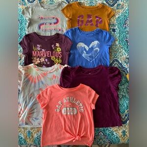 GAP Factory Lot of 7 short sleeve girls T-shirts size small
